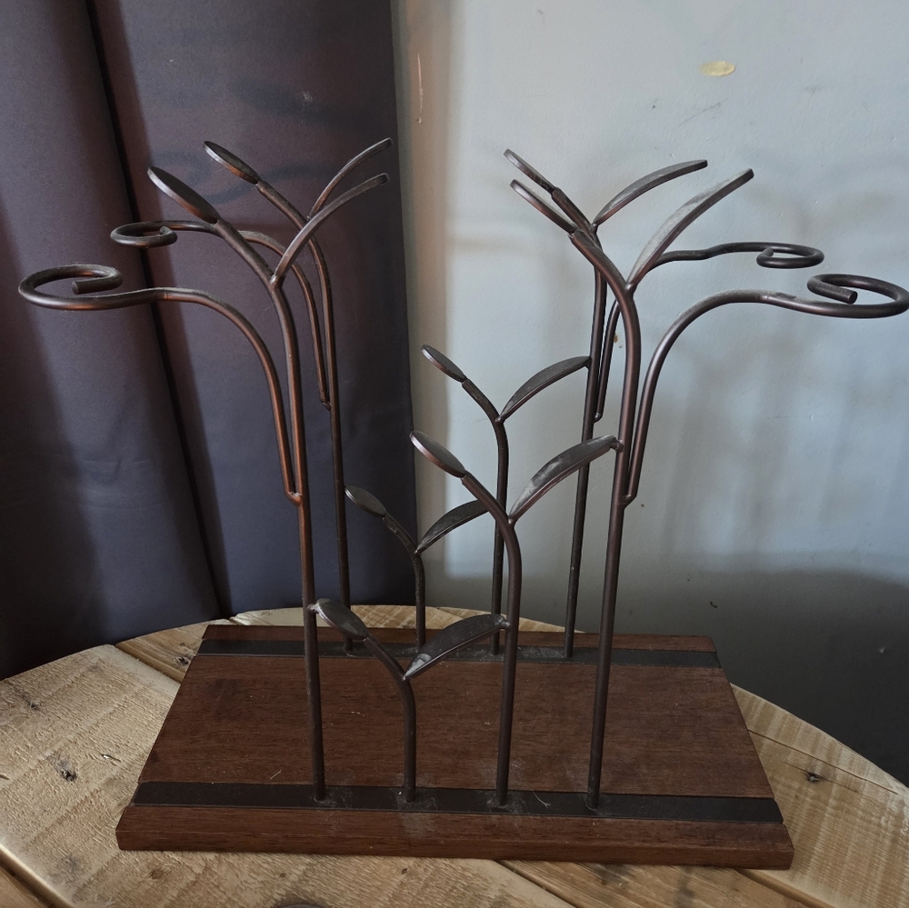 Table Top 4 Bottle Holder/glass Holder